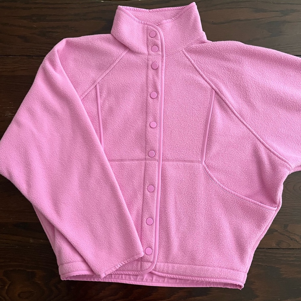 NWOT | Snap-button down Fleece Jacket